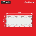 Hacker-Model HCT9450S - H0 - Strassenbau Gerade Segmente, 110 × 250 mm (2 Stück)